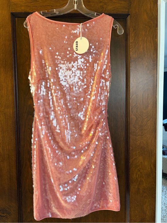 STAUD Dresses & Skirts - STAUD Eton Pink Sequin Mini Dress